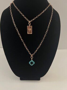 Katia Designs Inspirational Gold Chain Necklace "Remember Who You Are" New